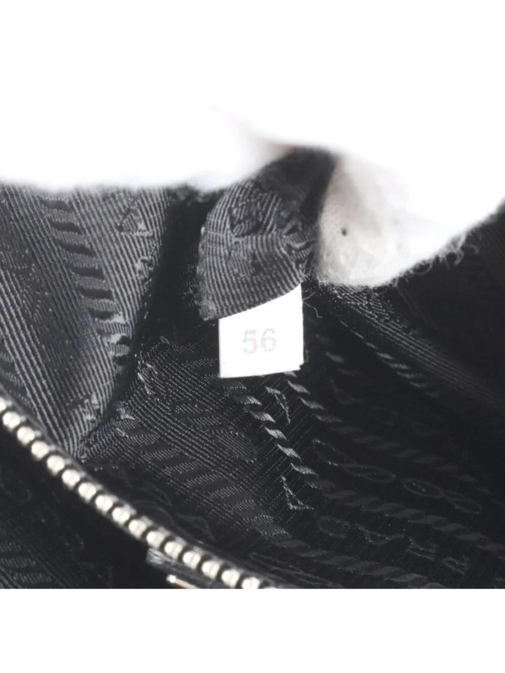 Prada White Tag Triangle Logo Leather Backpack Business